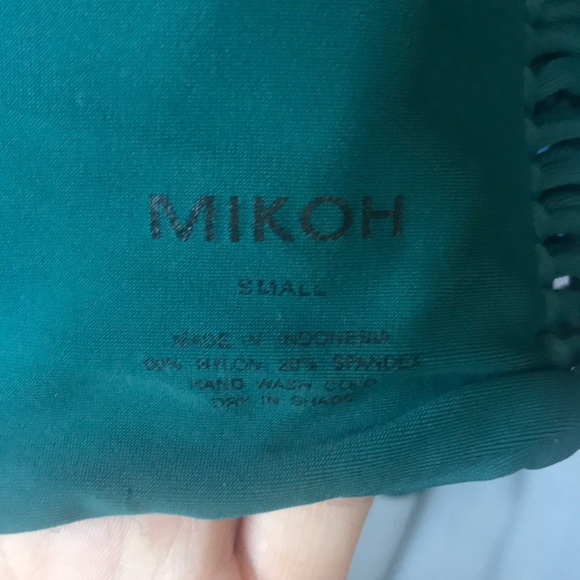Mikoh Tonga Top - Kelp Sz Small - Picture 4 of 6